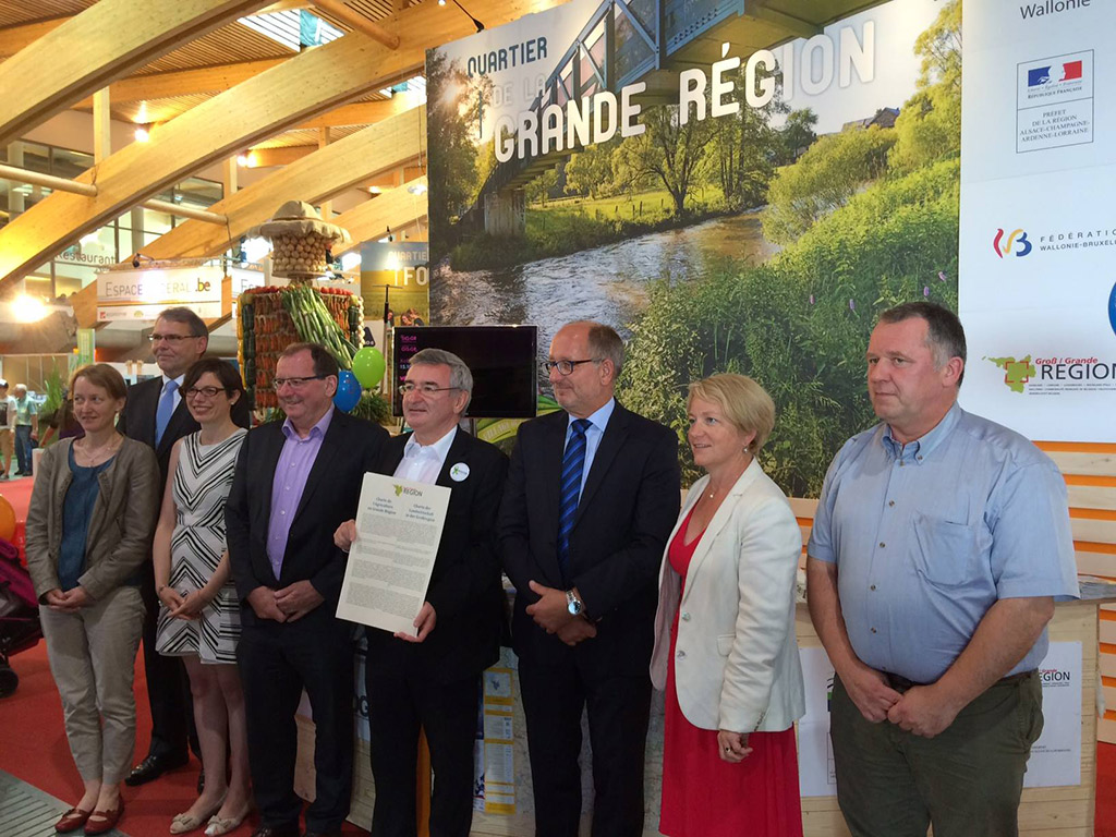 Signature de la Charte de l’agriculture en Grande Région