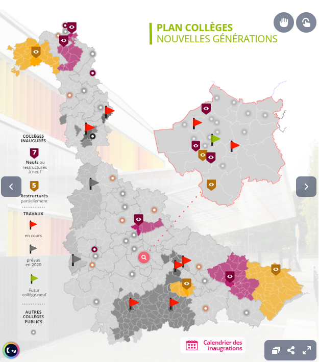 [Cartographie] Plan collèges nouvelles générations : où en est-on ?