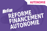 Motion « Pour une réforme structurelle du financement de la perte d’autonomie »