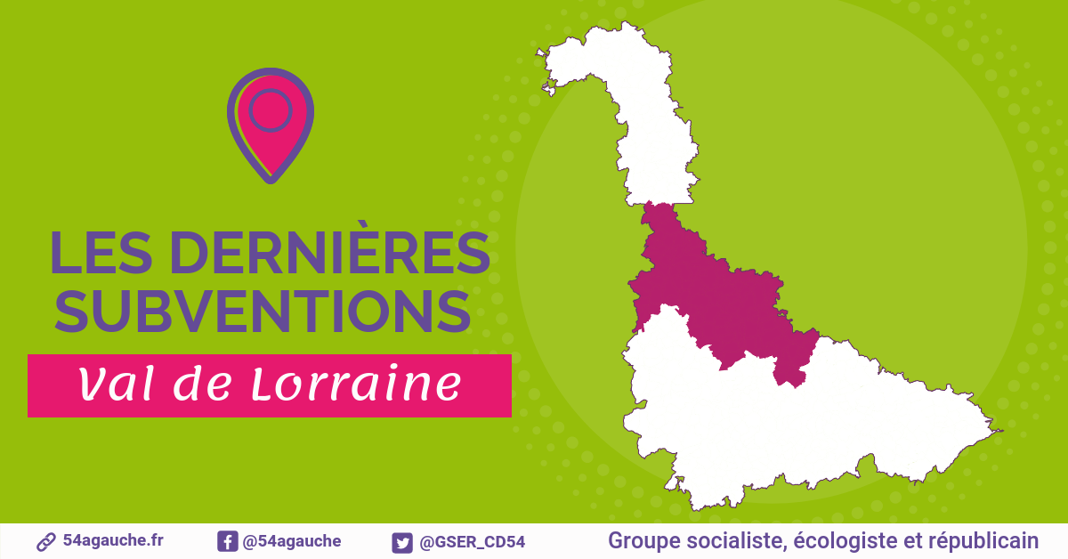 Val de Lorraine | Aides et subventions – Avril 2023