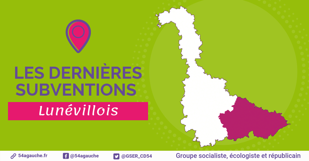 Lunévillois | Aides et subventions – Avril 2023